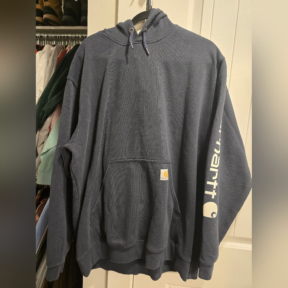 Carhartt Men's Deep Navy Blue Sweatshirt